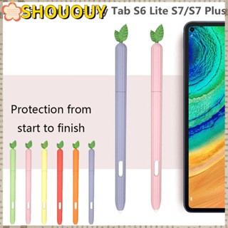 Shououy เคสซิลิโคน ลายน่ารัก หลากสี สําหรับ Galaxy Tab S6 Lite S7 S7 Plus