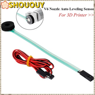 Shououy หัวฉีดเซนเซอร์ปรับระดับอัตโนมัติ PVC V6 ทนทาน อุปกรณ์เสริม สําหรับเครื่องพิมพ์ E3D 2 ชิ้น