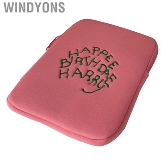 Windyons Tablet Bag  Cotton Cloth Soft Comfortable Sleeve Case Pink for 13in Device