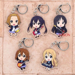 ดารอน K-ON !! พวงกุญแจ จี้การ์ตูนชิบิ สองด้าน อุปกรณ์เสริม สําหรับห้อยกระเป๋า