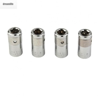 【DREAMLIFE】Screwdriver Bit Adapter Silver Chrome Vanadium Steel Corrosion Resistance