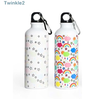 Twinkle ขวดน้ําดื่ม เปลี่ยนสีได้ สีรุ้ง สําหรับเดินทาง