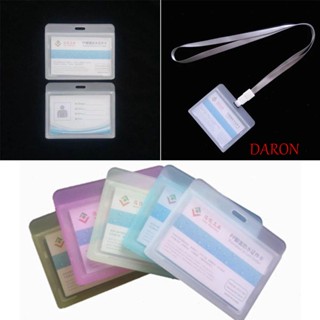 Daron ซองใส่ป้ายชื่อ แบบพลาสติกใส กันน้ํา สําหรับบัตรพนักงาน ธนาคาร