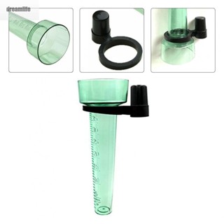 【DREAMLIFE】Rain Gauge Convenient Garden Outdoor Rain Meter Light Green Light Weight