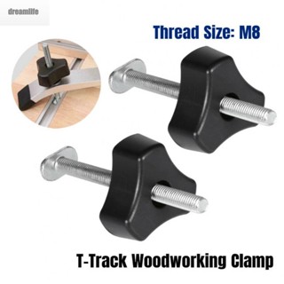 【DREAMLIFE】Woodworking Tools Quick Acting T-Track Woodworking Durability Knob Nut