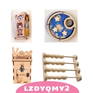 [Lzdyqmy2] แผ่นบอร์ดโมดูลมอนเตสซอรี่ อุปกรณ์เสริม สําหรับเดินทาง DIY