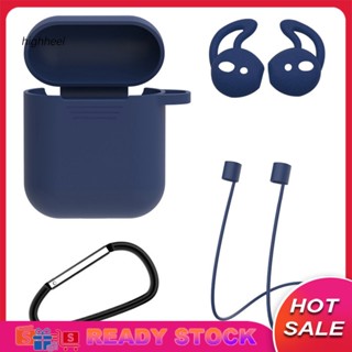 [พร้อมส่ง] กระเป๋าซิลิโคน ยืดหยุ่น น้ําหนักเบา สําหรับป้องกันหูฟัง Airpods 1 2 4 ชิ้น