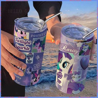 🥤Animation Peripheral Limited Water Cup🥤My Little Pony กระติกน้ําร้อน สเตนเลส แบบพกพา สําหรับออฟฟิศ