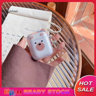 [พร้อมส่ง] เคสหูฟังไร้สาย TPU ป้องกันรอยขีดข่วน ลายการ์ตูน สําหรับ AirPods 1 2 Pro