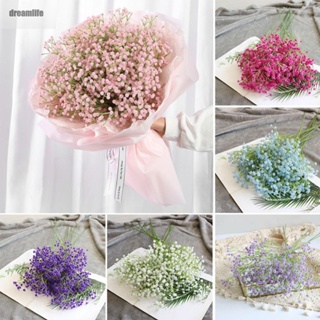 【DREAMLIFE】Artificial Flower Flower Gypsophila Silk Wedding Artificial Bouquet Bunch