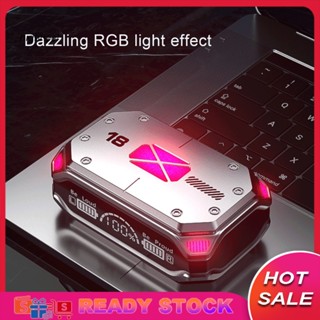 [พร้อมส่ง] หูฟังไร้สาย ใช้พลังงานต่ํา พร้อมไฟ RGB 1 ชุด