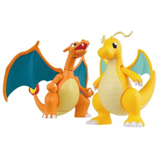 Bandai ชุดโมเดลโปเกม่อน Evolution Series 43 Charizard (โหมดคอมแบท) &amp; Fast Dragon Showdown