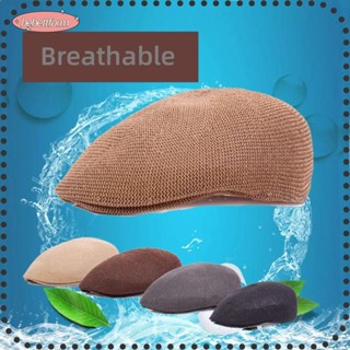 Bebettkiss หมวกเบเร่ต์ ผ้าตาข่าย ป้องกันรังสียูวี ระบายอากาศ สีพื้น แฟชั่นฤดูร้อน สําหรับผู้หญิง