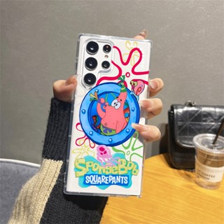 เคสโทรศัพท์มือถือ กันกระแทก ลายการ์ตูนสพันจ์บ็อบ สําหรับ Samsung a54 a34 a34 a24 a14 a73 a53 a23 a13 a13 Galaxy a2s a03 a04 a11 a22 5g a42 a32 a50s a52 a72 a51 a70 a71 m13 m23 m51 m53