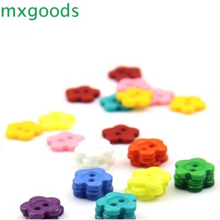 Mxgoods กระดุมเรซิ่น 100 ชิ้น สําหรับเด็ก