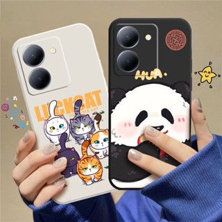 เคสโทรศัพท์มือถือแบบนิ่ม TPU ลายการ์ตูนแมว C_A8 สําหรับ VIVO Y36 5G VIVO Y27 5G