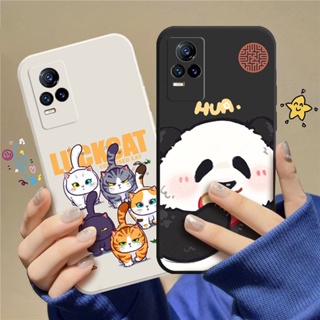 เคสโทรศัพท์มือถือแบบนิ่ม TPU ลายการ์ตูนแมว สําหรับ VIVO Y73 VIVO V21E C_A8