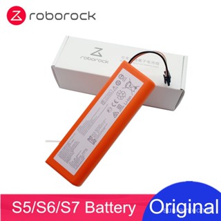 Original Roborock Li-ion Battery Replacement for S50 S51 S55 S5 Max S6 Pure S7 E4 E5 E6 Robot Vacuum Cleaner 5200mAh