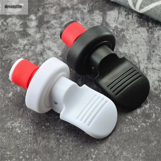 【DREAMLIFE】Practical Bottle Stopper Wine PP+Rubber Sealing Stop 7x3.2cm Accessories