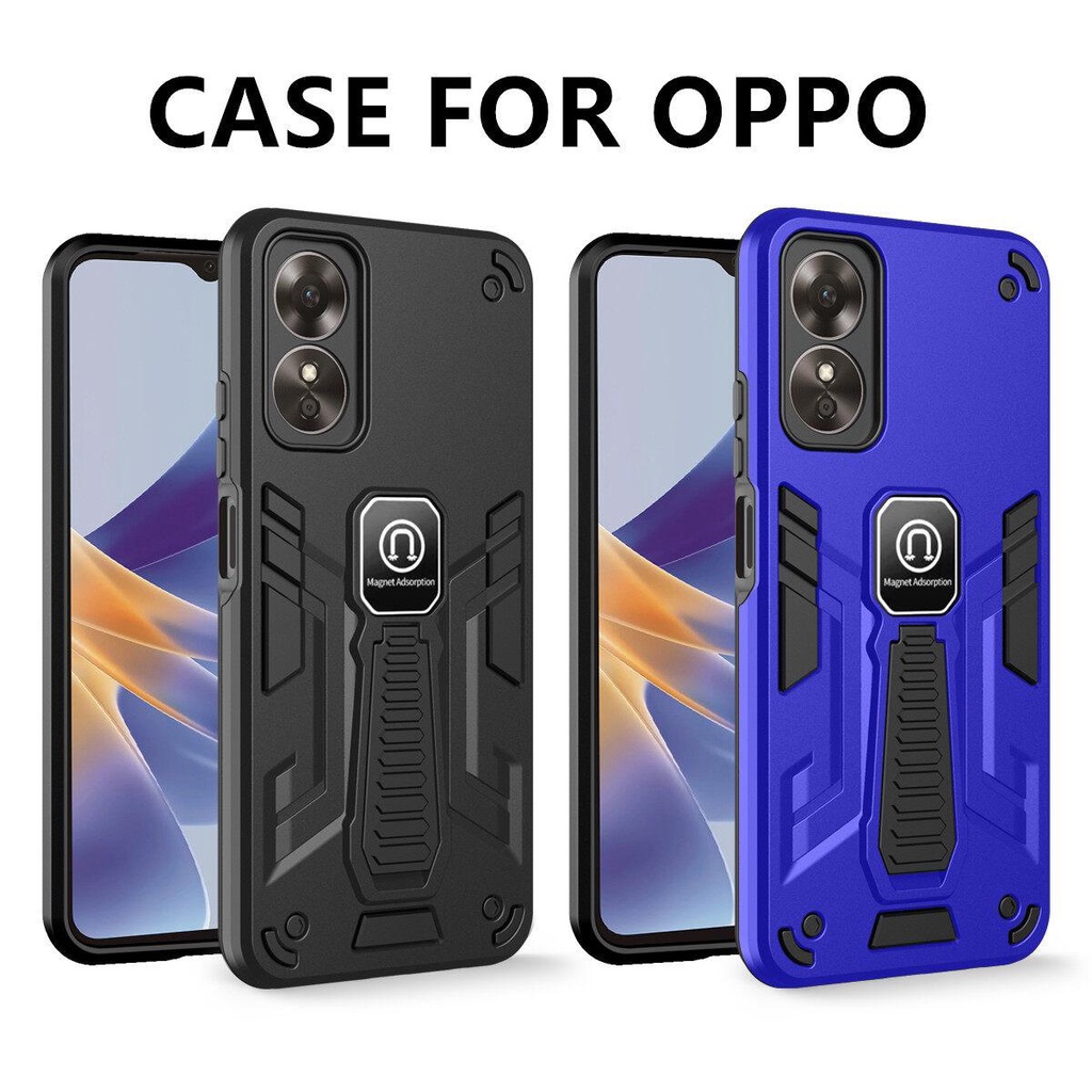 เคส Oppo F11 Pro เคสออปโป้ เคสแม่เหล็กหุ่นยนต์ มีขาตั้ง เคสตั้งได้ เคสกันกระแทก TPU Case