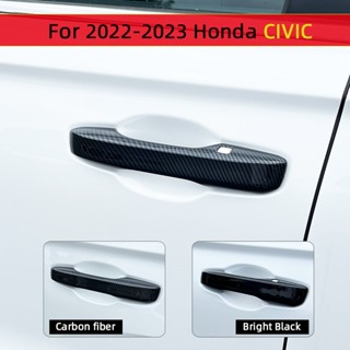 สติกเกอร์ป้องกันรอยขีดข่วนมือจับประตูรถยนต์ สําหรับ Honda Civic 2022 2023 CRV CR-V 11th Gen Civic