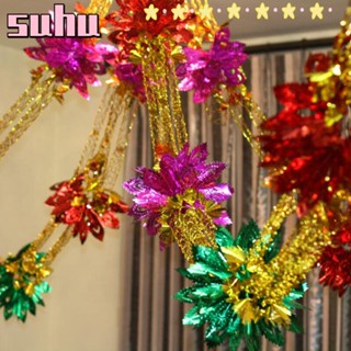 Suhuhd ฟอยล์โลหะ สําหรับแขวนตกแต่งบ้าน ของขวัญคริสต์มาส 2 ชิ้น