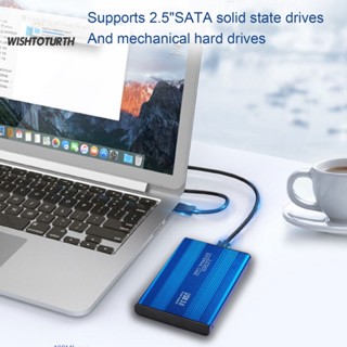 ☼Wt ฮาร์ดไดรฟ์โลหะ HDD USB30 25 นิ้ว อุปกรณ์เสริม สําหรับคอมพิวเตอร์ตั้งโต๊ะ PC