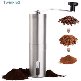 Twinkle เครื่องบดกาแฟ แบบแมนนวล สเตนเลส สําหรับเดินป่า ห้องครัว