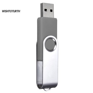 ☼Wt แฟลชไดรฟ์ USB 20 64MB หมุนได้ ขนาดพกพา สําหรับจัดเก็บข้อมูล