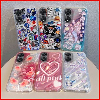 เคส Oppo Reno8 T 5G เคส Oppo Reno 8T 5G เคสโทรศัพท์มือถือแบบนิ่ม TPU ลาย Twill แฟชั่น สําหรับ TY