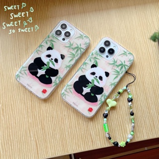 เคสโทรศัพท์มือถือแบบแข็ง ลายแพนด้า สําหรับ iPhone 11 12 12Pro 12ProMax 13 13Pro 13ProMax 14 14Pro 14ProMax