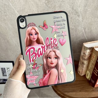 เคสแข็ง เนื้อแมตต์ ลายบาร์บี้ สําหรับ Apple IPad Mini 2 3 4 5 6 7 8 9 10 Air2 Air3 Air4 Air5 10.9 นิ้ว IPad10.2 นิ้ว Pro11 2020 2021 2022