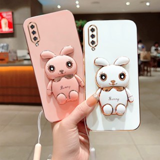 เคส Samsung Galaxy A30S A50 A50S A70 A70S ฝาครอบ พร้อมตัวยึดสามมิติ พับได้ ซิลิโคน เคสโทรศัพท์ เคสนิ่ม