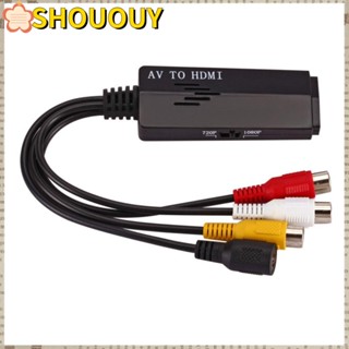 Shououy สายเคเบิล STB 1080P Av2Hdmi AV เป็น HDMI