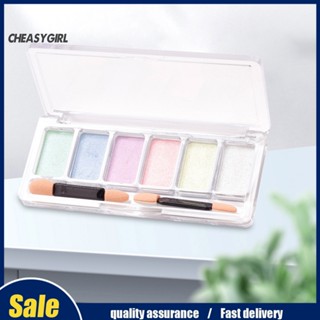 Che อุปกรณ์ตกแต่งเล็บ ผงกลิตเตอร์ 6 in 1 สําหรับตกแต่งเล็บ