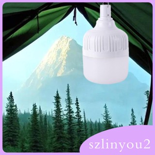 [szlinyou2] โคมไฟฉุกเฉิน LED 3 โหมด แบบแขวน USB พร้อมตะขอ สําหรับสวน บาร์บีคิว แบกเป้ กลางแจ้ง