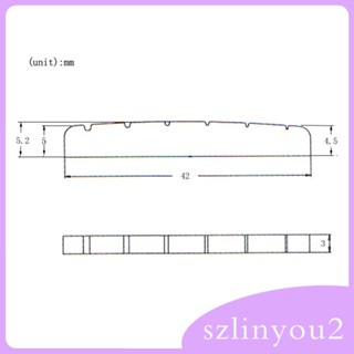 [szlinyou2] น็อตกีตาร์ไฟฟ้า DIY อุปกรณ์เสริมเครื่องดนตรี 2 ชิ้น