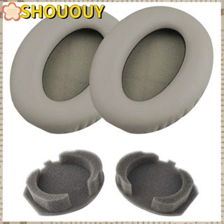 Shououy แผ่นโฟมฟองน้ําครอบหูฟัง อุปกรณ์เสริม สําหรับ WH-1000XM3 1 คู่