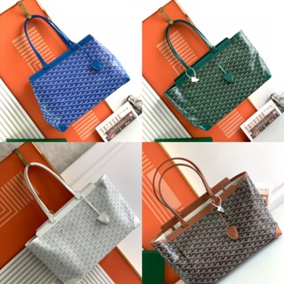 พรี ราคา9000 Goyard หนังแท้ กระเป๋าสะพายไหล่ กระเป๋าสะพายข้าง 38*24*15cm