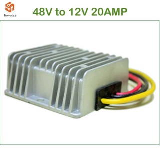 ตัวแปลง DC เป็น DC 48V เป็น 12V กันน้ํา สําหรับรถเข็นกอล์ฟ DC 12V