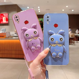 [พร้อมส่ง] เคสโทรศัพท์มือถือ ซิลิโคน กันกระแทก ลายน่ารัก 3D พร้อมขาตั้ง สําหรับ Samsung Galaxy A10 A10S