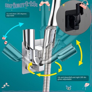 Orienttk ที่วางหัวฝักบัวอาบน้ํา แบบติดผนัง มีกาวในตัว ปรับได้ อเนกประสงค์ กันน้ํา อุปกรณ์เสริม สําหรับห้องน้ํา