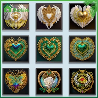 【Doub X ✮】ภาพวาดปักเพชร รูปหัวใจ 5D DIY สําหรับตกแต่งบ้าน ✮