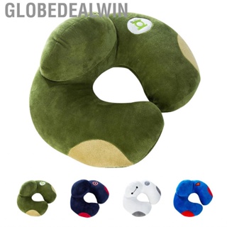 Globedealwin U Shaped Pillow Cartoon Cute Nap Neck Cervical Protection for Office Travel Driving