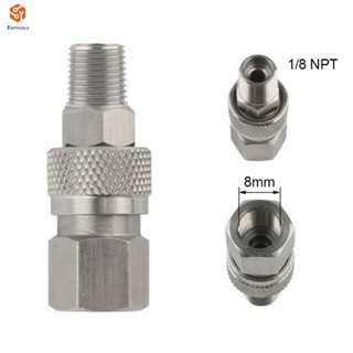 อุปกรณ์เชื่อมต่อเพนท์บอล ตัวผู้ และตัวเมีย 1/8NPT PCP 8 มม. ปลดไว