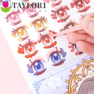 Taylor1 สมุดสติกเกอร์ ลายการ์ตูนเจ้าหญิงน่ารัก เปลี่ยนสีได้ สําหรับติดตกแต่ง