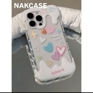 เคสมือถือ แบบนิ่ม ลายหัวใจ ประดับพลอยเทียม หลากสี สําหรับ iPhone 14 13 Pro Max 12 11 11 Pro Max 14 Pro 12 Pro 14 Pro Max 13 13 Pro