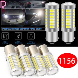 Lakamier หลอดไฟเลี้ยว LED 382 P21w Ba15s 1156 สีขาว สําหรับจอดรถยนต์ 2 ชิ้น