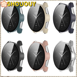 Shououy เคสนาฬิกาข้อมือ PC ป้องกันรอยขีดข่วน สําหรับ Mi Watch S2