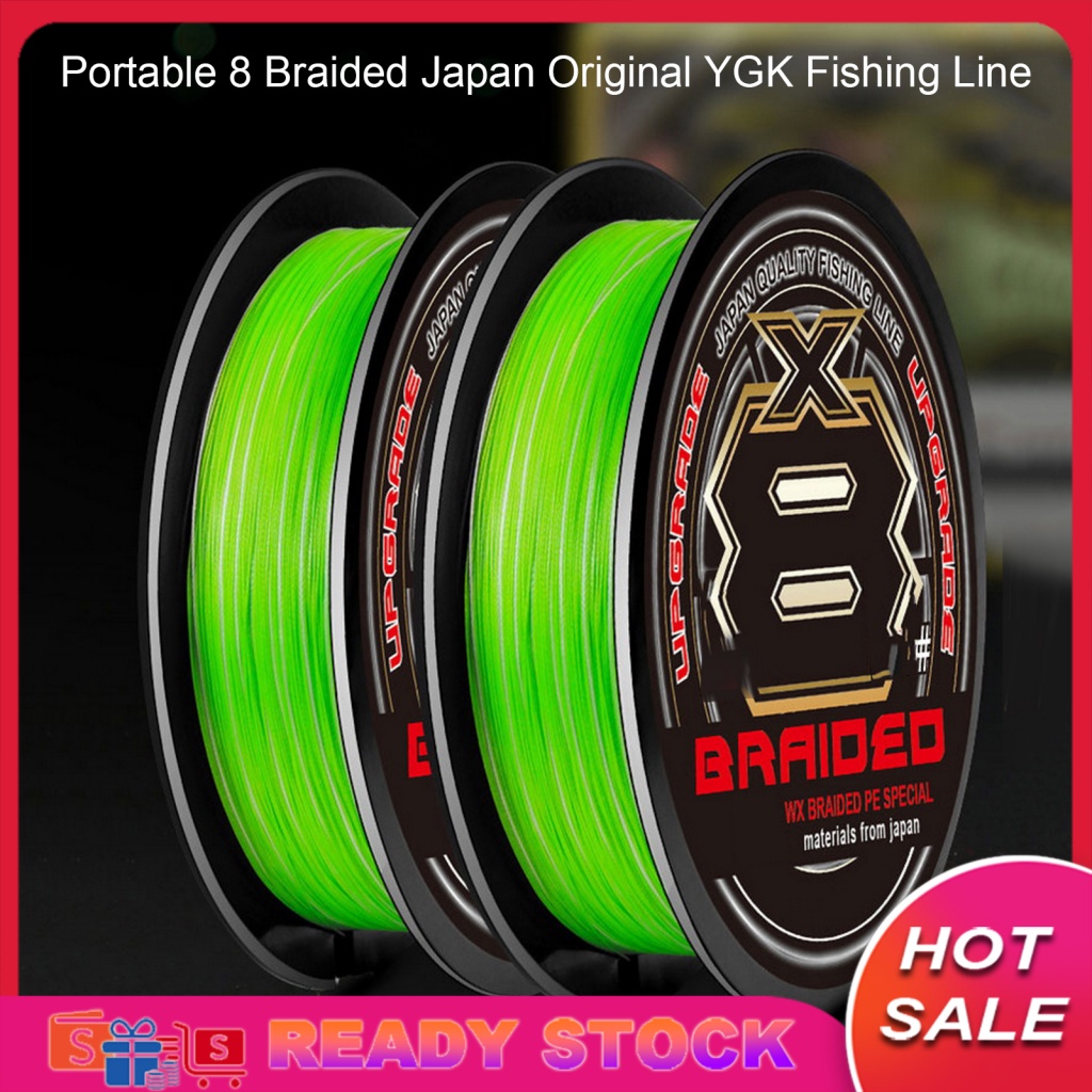[พร้อมส่ง] สายเอ็นตกปลา ST แบบถัก 8 เส้น ไม่ดูดซับ YGK PE 1 ม้วน